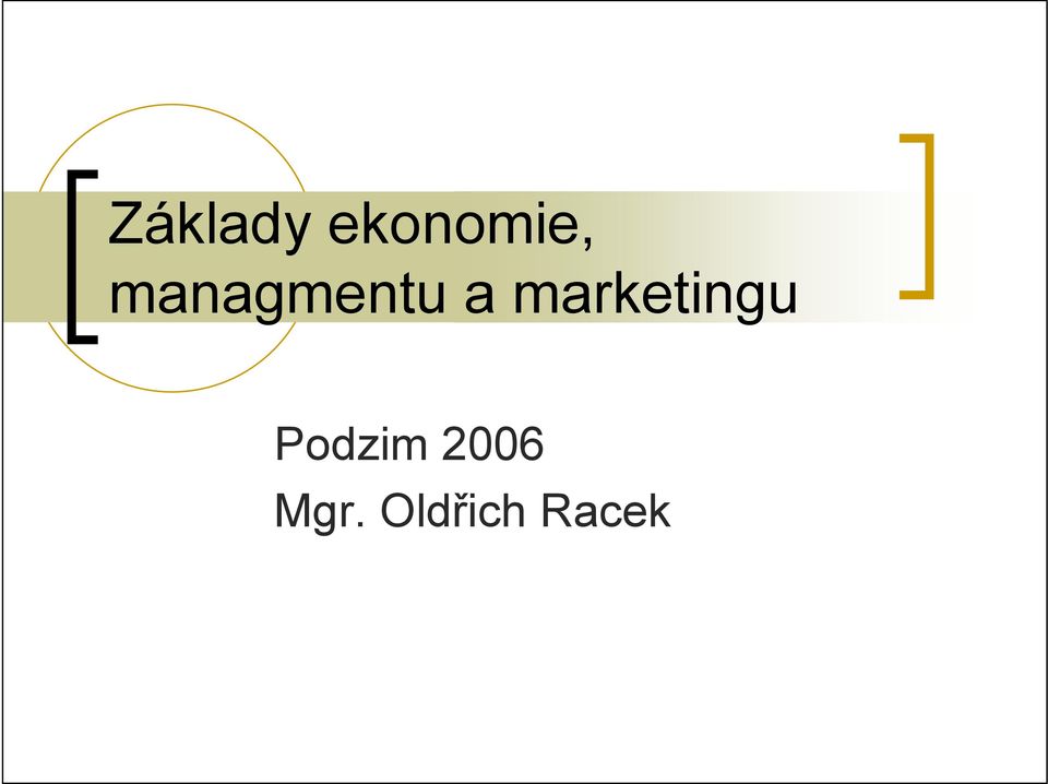 marketingu Podzim