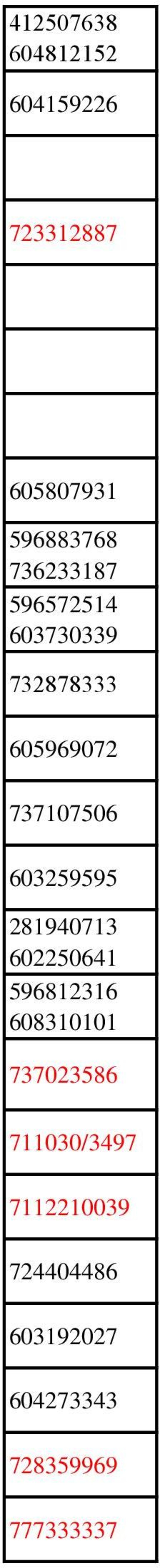 603259595 281940713 602250641 596812316 608310101 737023586