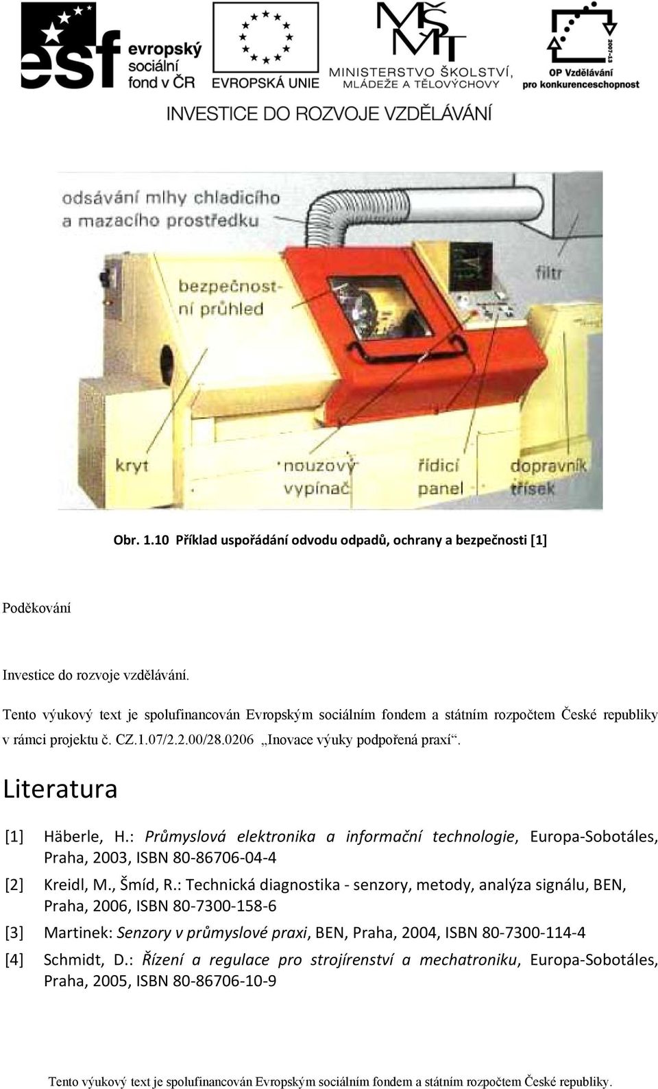 Literatura [1] Häberle, H.: Průmyslová elektronika a informační technologie, Europa Sobotáles, Praha, 2003, ISBN 80 86706 04 4 [2] Kreidl, M., Šmíd, R.