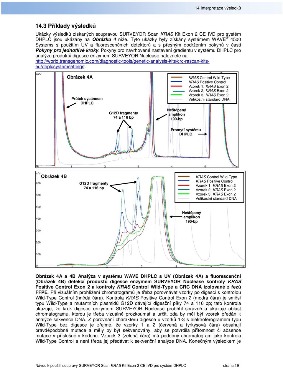 Pokyny pro navrhované nastavení gradientu v systému DHPLC pro analýzu produktů digesce enzymem SURVEYOR Nuclease naleznete na http://world.transgenomic.