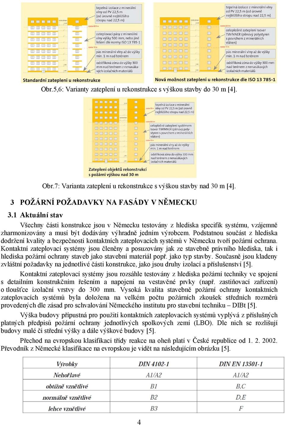 Podstatnou součást z hlediska dodržení kvality a bezpečnosti kontaktních zateplovacích systémů v Německu tvoří požární ochrana.