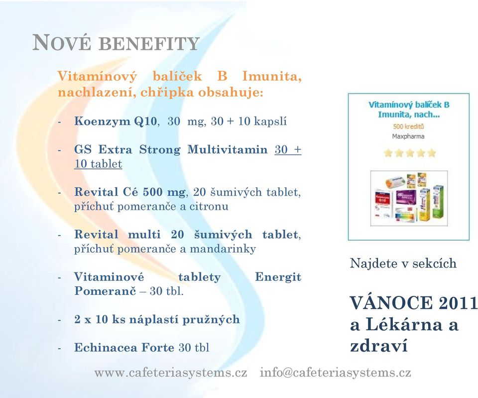 citronu - Revital multi 20 šumivých tablet, příchuť pomeranče a mandarinky - Vitaminové tablety Energit