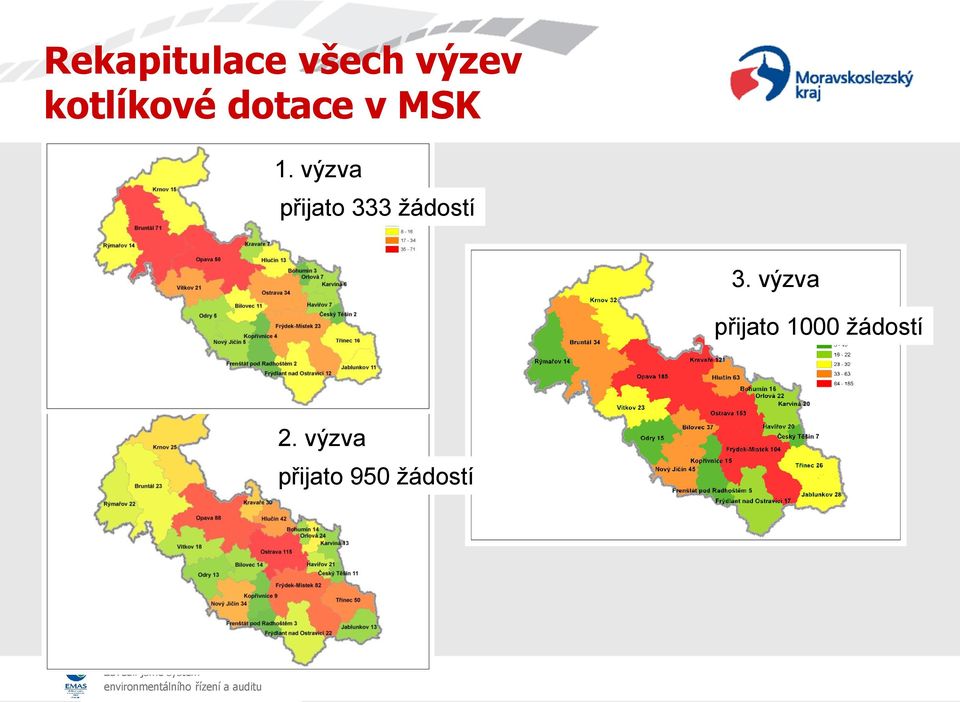 výzva přijato 333 žádostí 3.