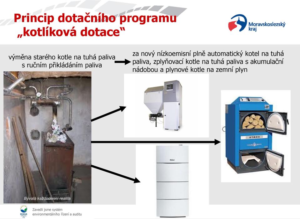 nízkoemisní plně automatický kotel na tuhá paliva, zplyňovací