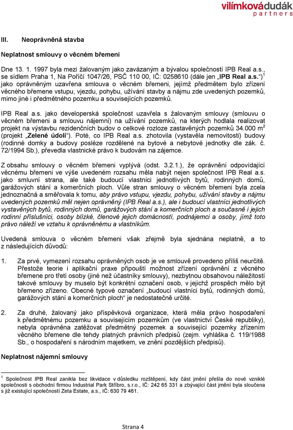 pozemku a so