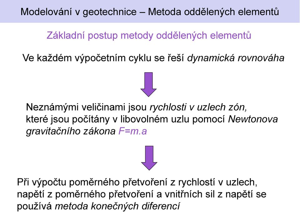 uzlu pomocí Newtonova gravitačního zákona =m.