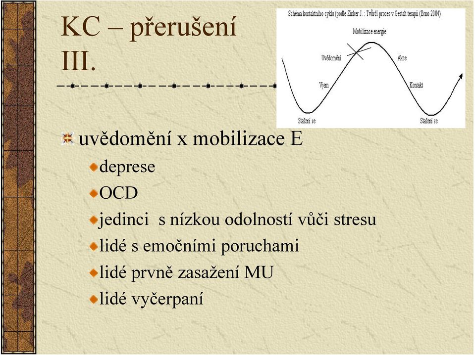 jedinci s nízkou odolností vůči stresu