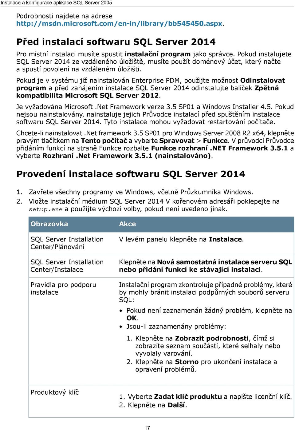 Pokud instalujete SQL Server 2014 ze vzdáleného úložiště, musíte použít doménový účet, který načte a spustí povolení na vzdáleném úložišti.