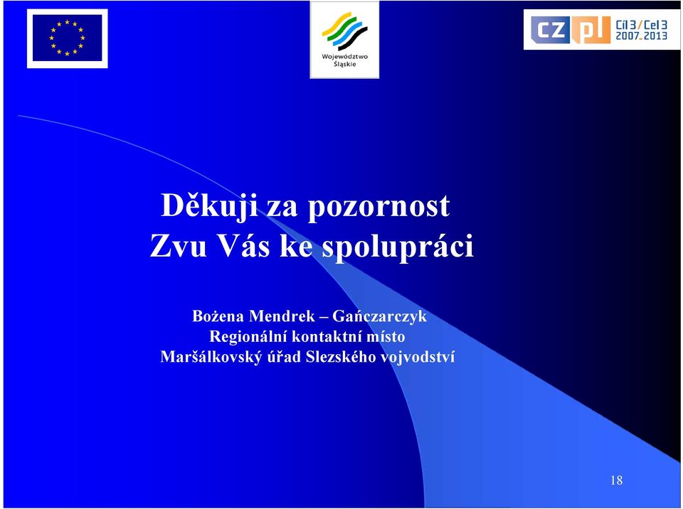 Gańczarczyk Regionální kontaktní