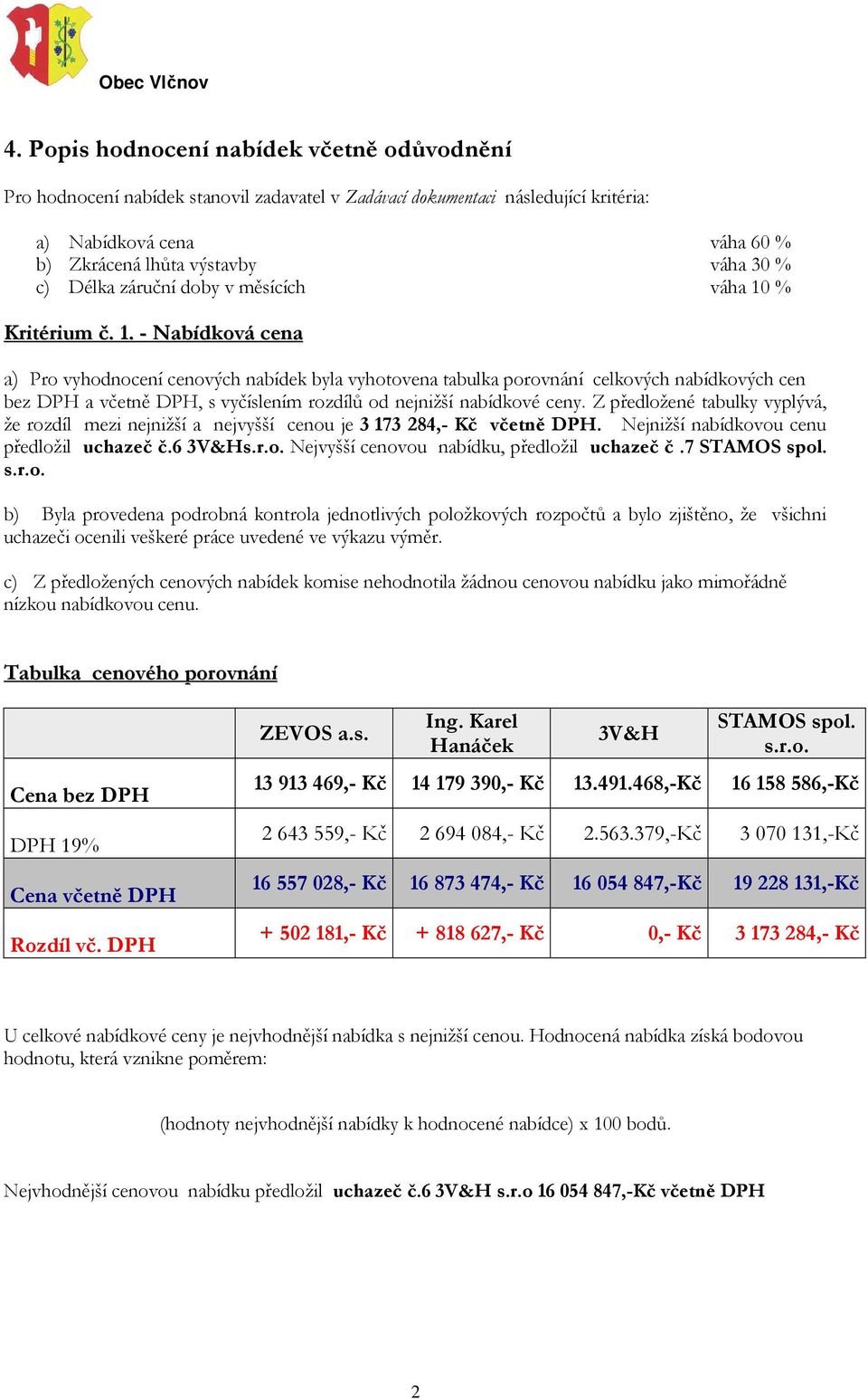 % Kritérium č. 1.