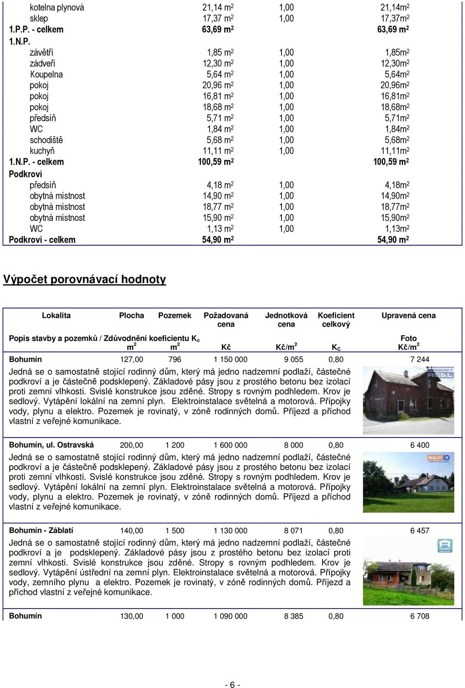 18,68 m 2 1,00 18,68m 2 předsíň 5,71 m 2 1,00 5,71m 2 WC 1,84 m 2 1,00 1,84m 2 schodiště 5,68 m 2 1,00 5,68m 2 kuchyň 11,11 m 2 1,00 11,11m 2 1.N.P.