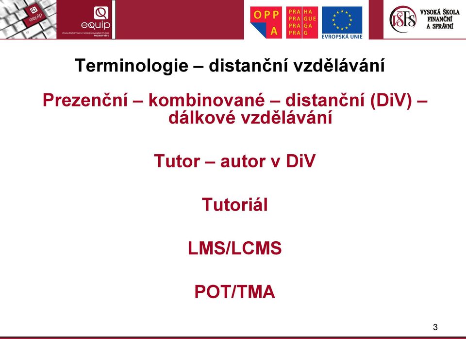 (DiV) dálkové vzdělávání Tutor