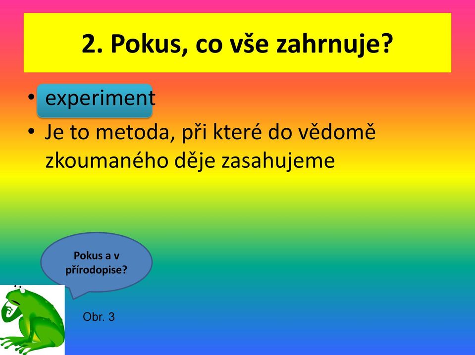 které do vědomě zkoumaného děje