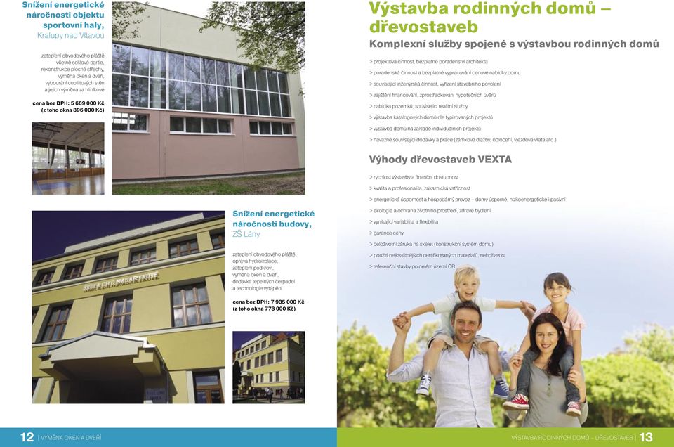 bezplatné poradenství architekta > poradenská činnost a bezplatné vypracování cenové nabídky domu > související inženýrská činnost, vyřízení stavebního povolení > zajištění financování,