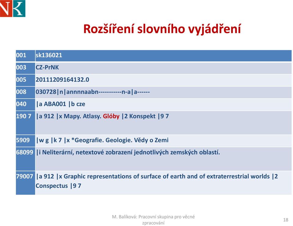 Glóby 2 Konspekt 9 7 5909 w g k 7 x *Geografie. Geologie.