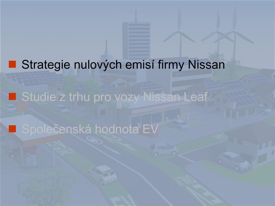 trhu pro vozy Nissan