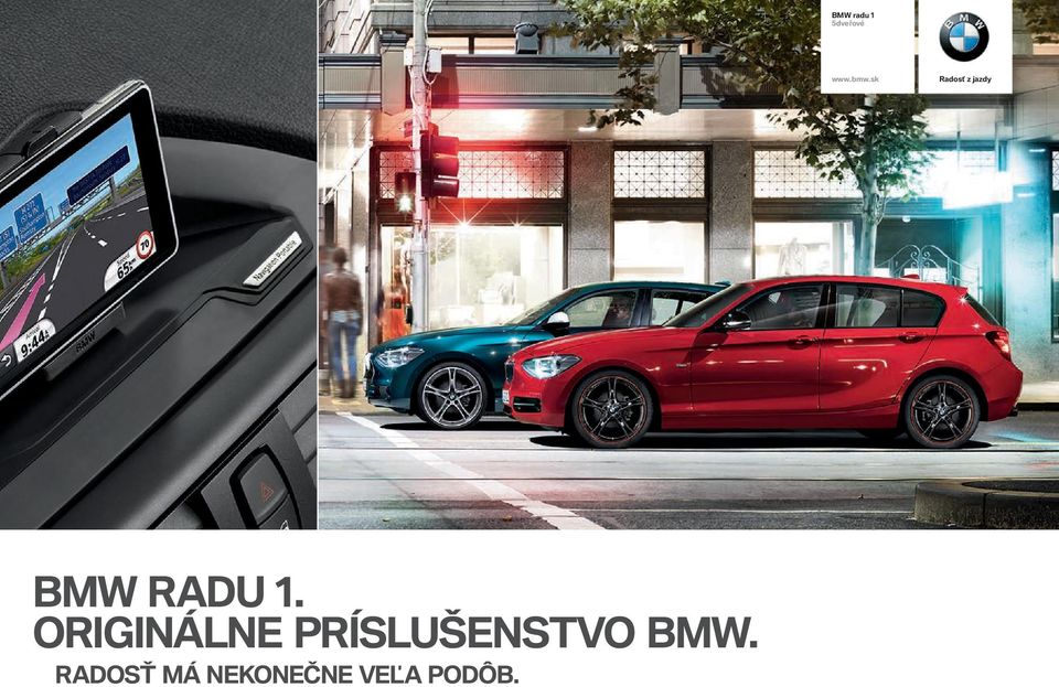 ORIGINÁLNE PRÍSLUŠENSTVO BMW.