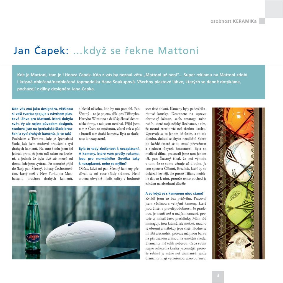 keramik 3 SPIRIT má mnoho tváří Jan Čapek:...když se řekne Mattoni - PDF  Free Download