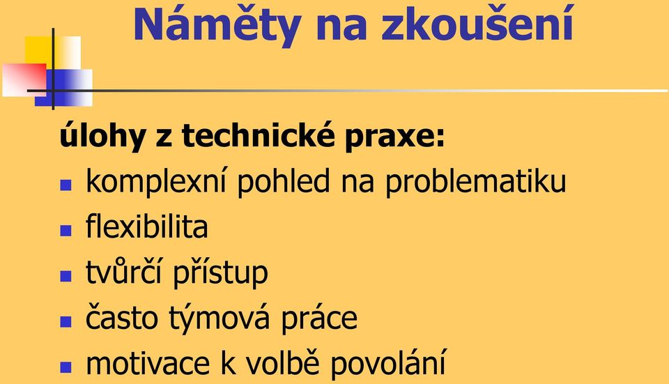 problematiku flexibilita tvůrčí