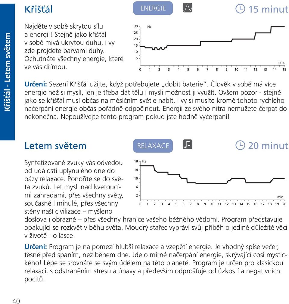 Člověk v sobě má více energie než si myslí, jen je třeba dát tělu i mysli možnost ji využít.