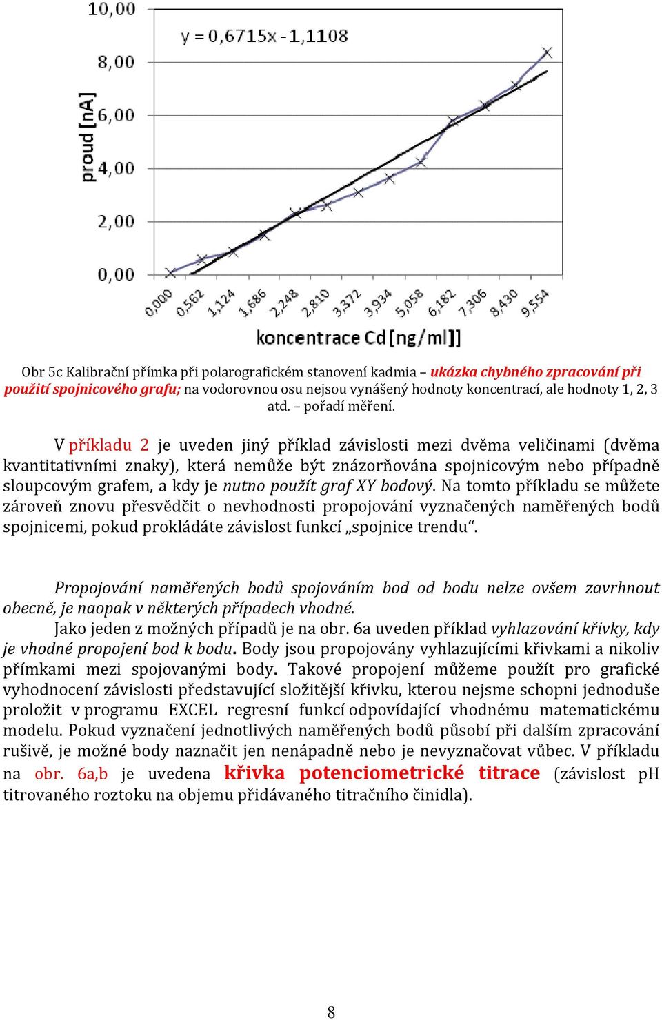 V příkladu 2 je uveden jiný příklad závislosti mezi dvěma veličinami (dvěma kvantitativními znaky), která nemůže být znázorňována spojnicovým nebo případně sloupcovým grafem, a kdy je nutno použít