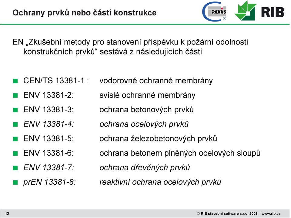 vodorovné ochranné membrány svislé ochranné membrány ochrana betonových prvků ochrana ocelových prvků ochrana železobetonových prvků