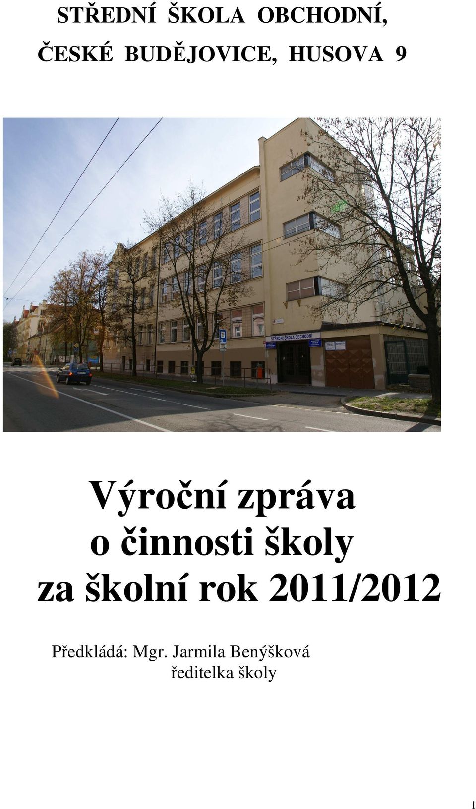 činnosti školy za školní rok 2011/2012