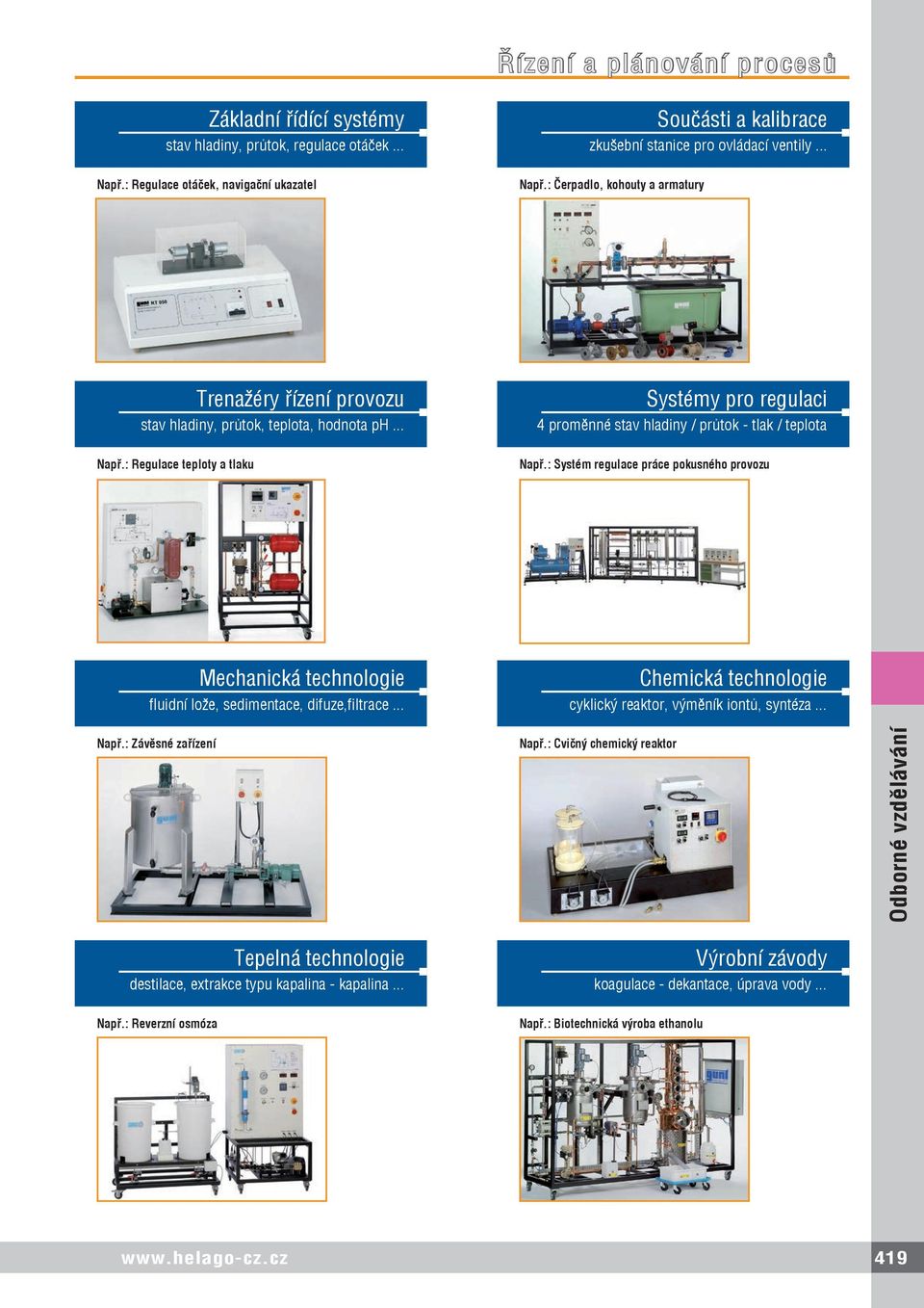 .. Systémy pro regulaci 4 proměnné stav hladiny / průtok - tlak / teplota Např.: Regulace teploty a tlaku Např.