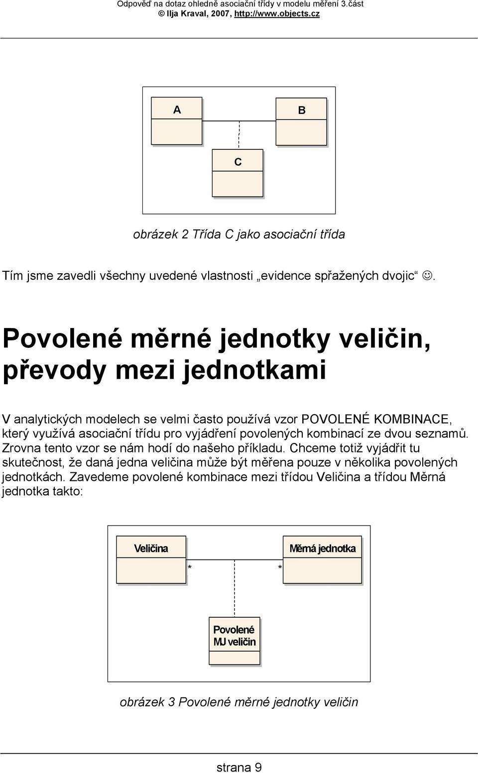 vyjádření povolených kombinací ze dvou seznamů. Zrovna tento vzor se nám hodí do našeho příkladu.