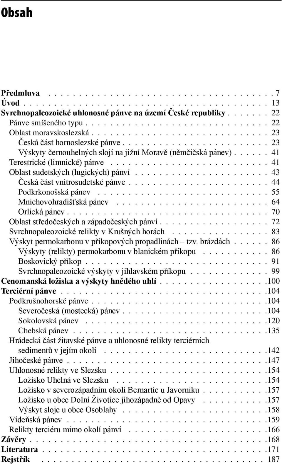 Uhlonosné pánve a ložiska černého a hnědého uhlí České republiky - PDF Free  Download