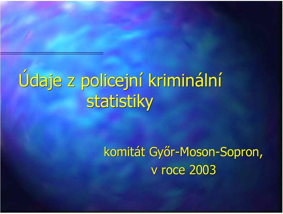 statistiky komitát