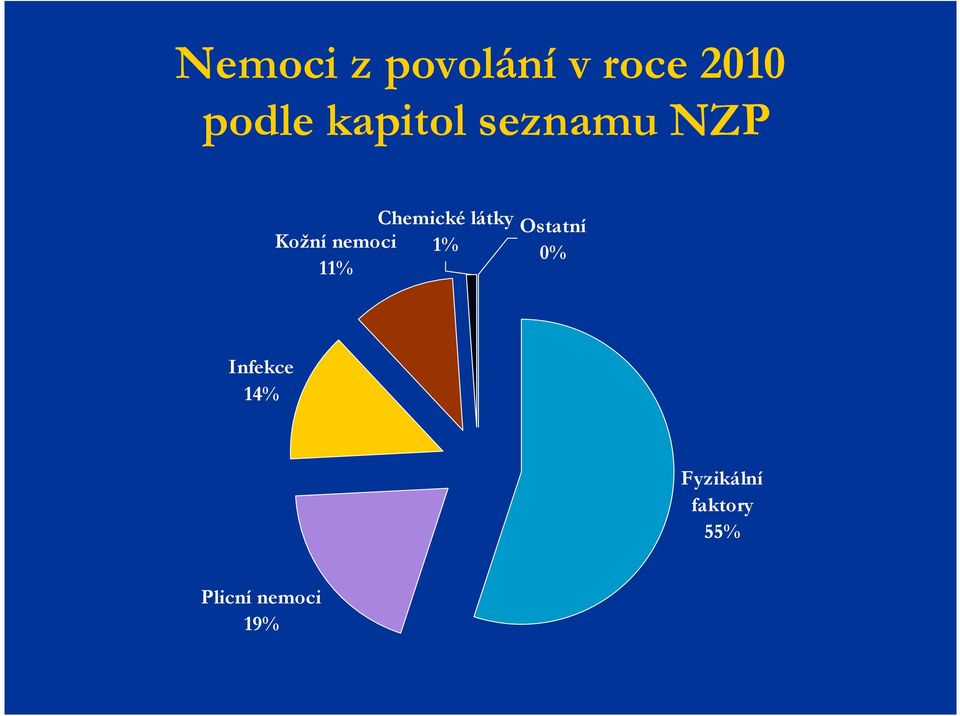 Kožní nemoci 1% 11% Ostatní 0% Infekce