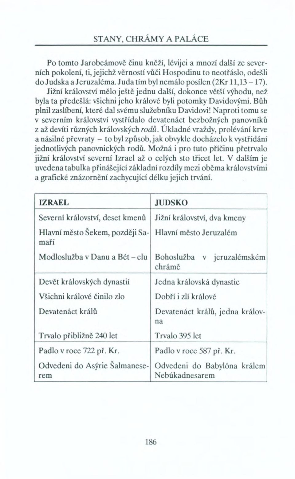 Bůh plnil zaslíbení, které dal svému služebníku Davidovi! Naproti tomu se v severním království vystřídalo devatenáct bezbožných panovníků z až devíti různých královských rodů.