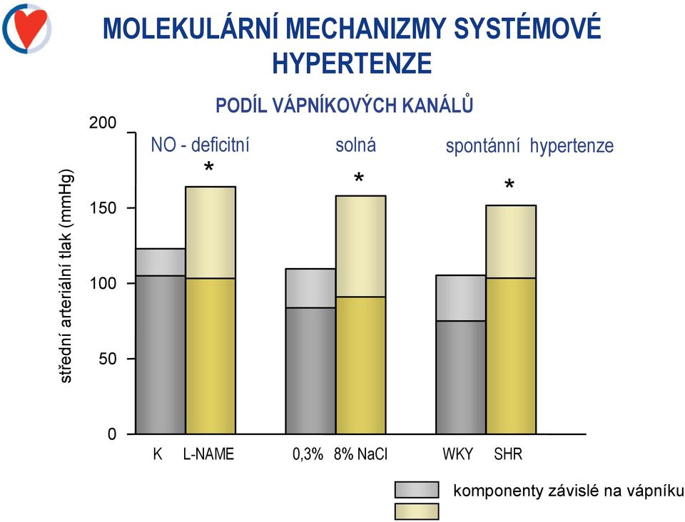 KANÁLŮ NO - deficitní solná spontánní hypertenze * * *