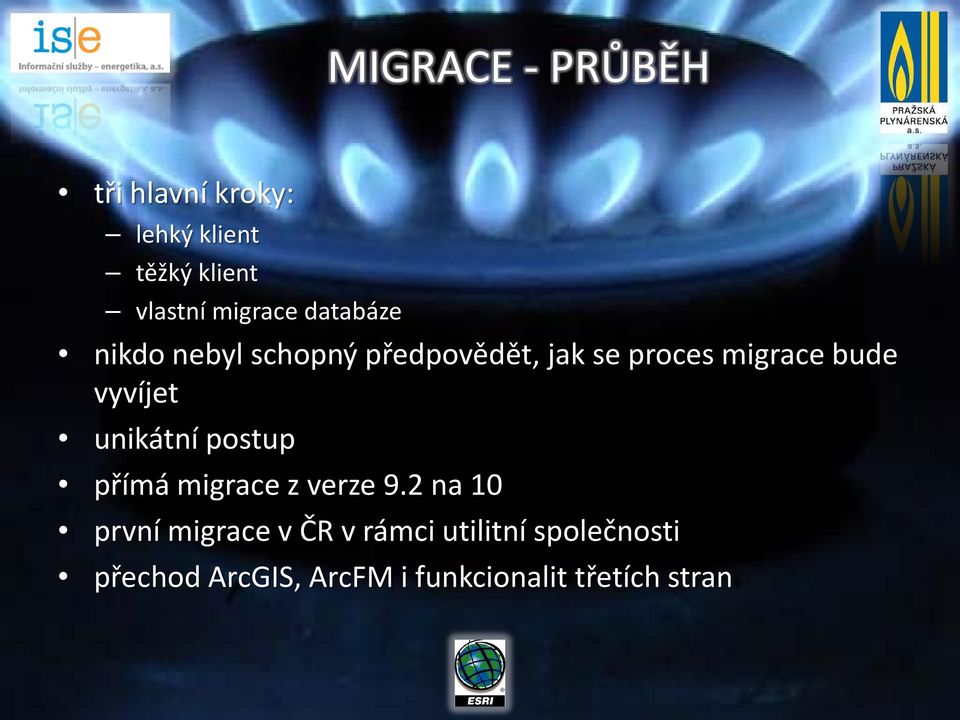 bude vyvíjet unikátní postup přímá migrace z verze 9.