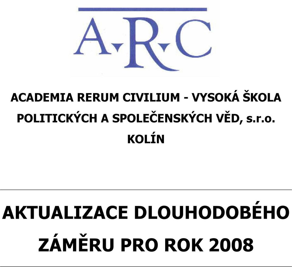 SPOLEČENSKÝCH VĚD, s.r.o.