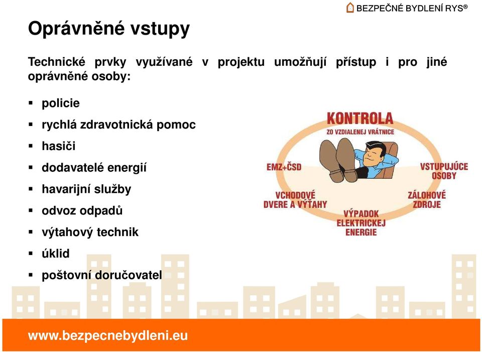 rychlá zdravotnická pomoc hasiči dodavatelé energií