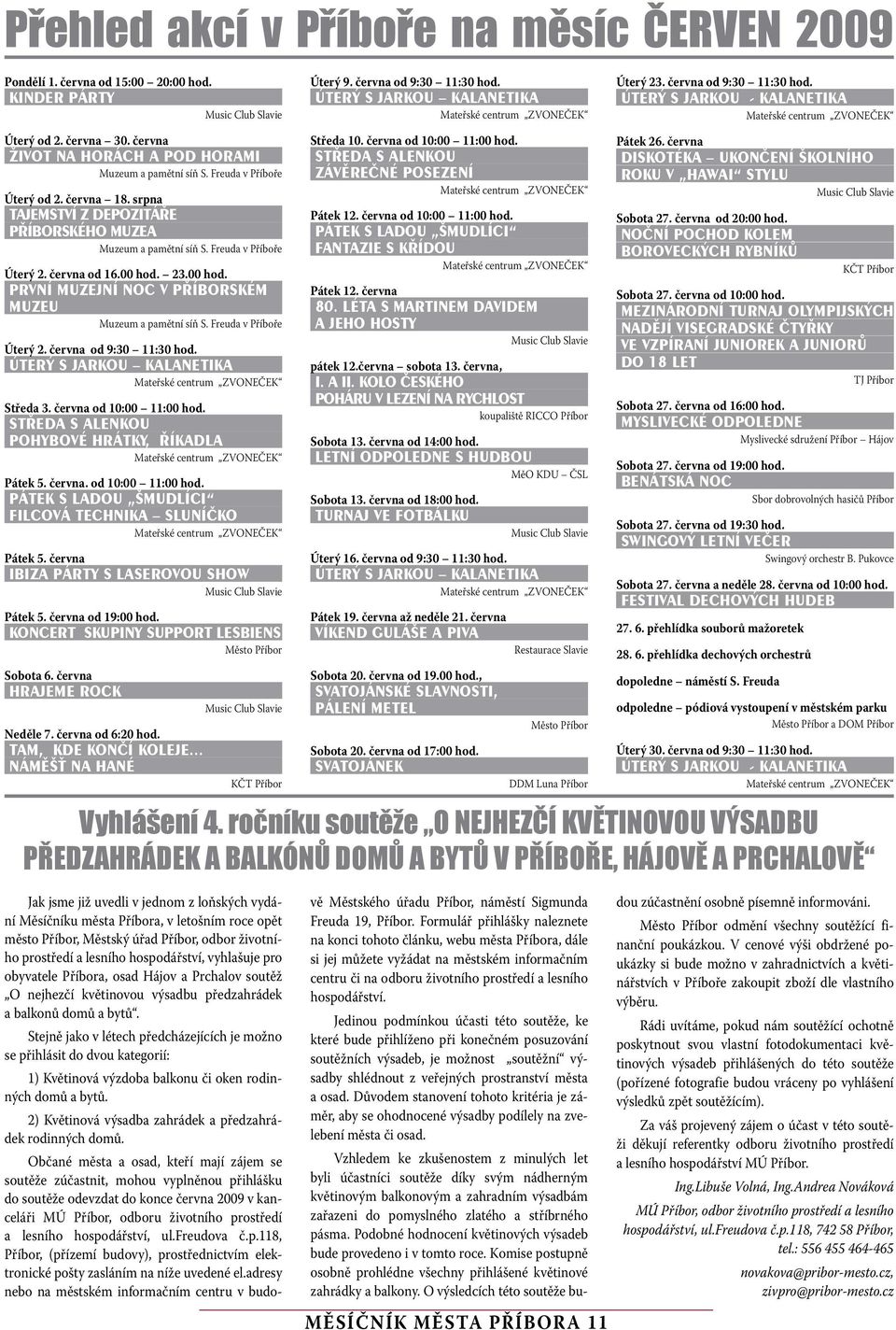 červen 2009 Měsíčník města příbor a 1 - PDF Free Download