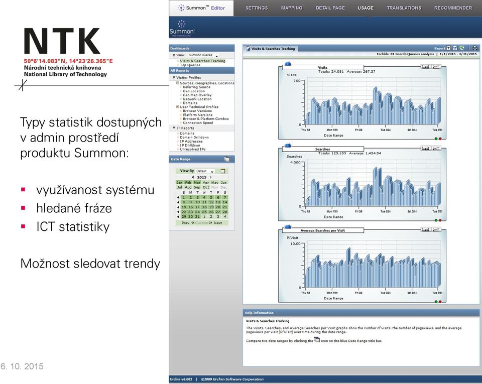 systému hledané fráze ICT statistiky Možnost