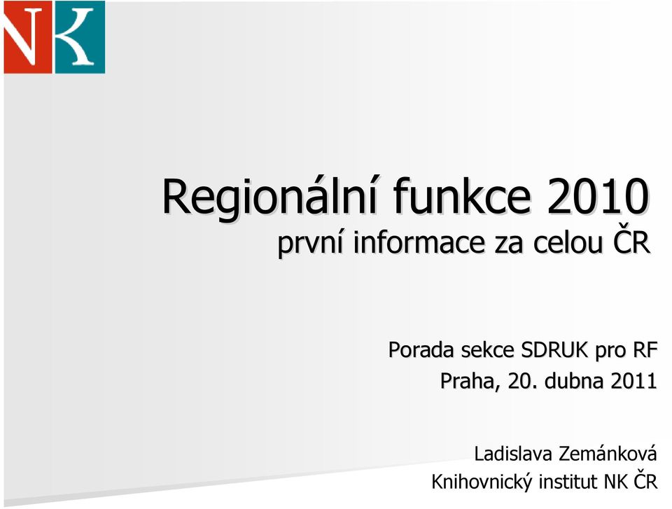 SDRUK pro RF Praha, 20.