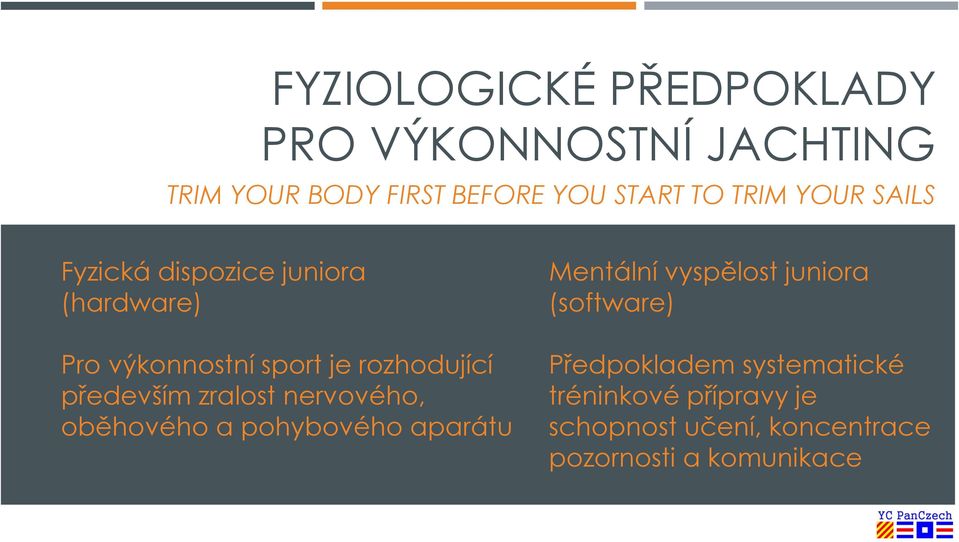 oběhového a pohybového aparátu Mentální vyspělost juniora (software)