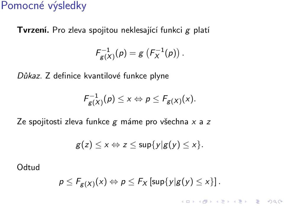 (p)). Důkaz.