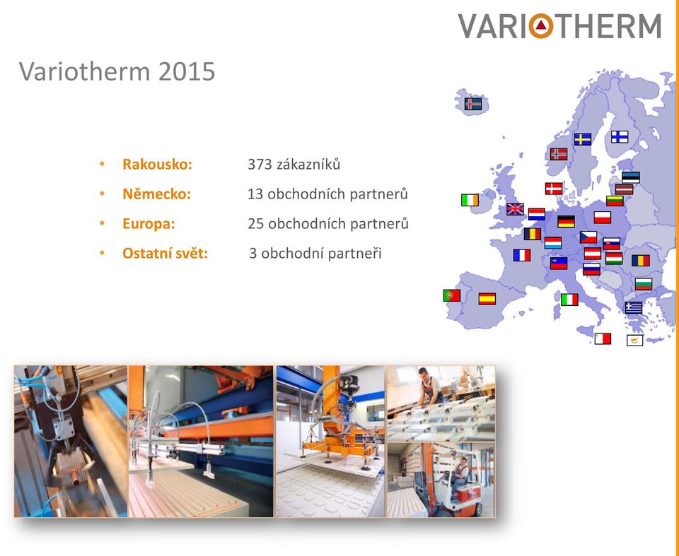 partnerů Europa: 25 obchodních