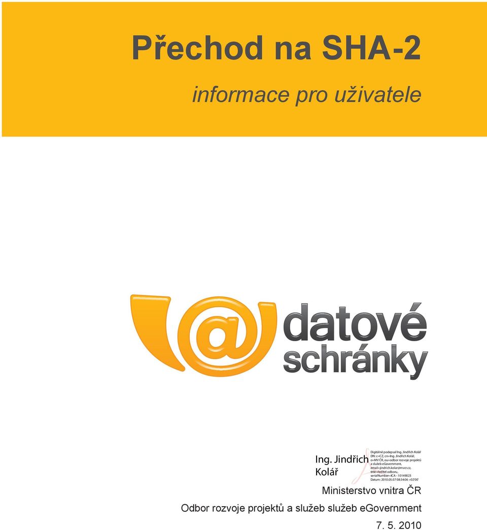 služeb služeb egovernment 7. 5.