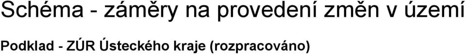 území Podklad - ZÚR