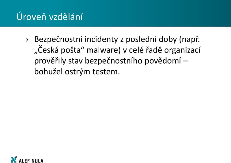 Česká pošta malware) v celé řadě