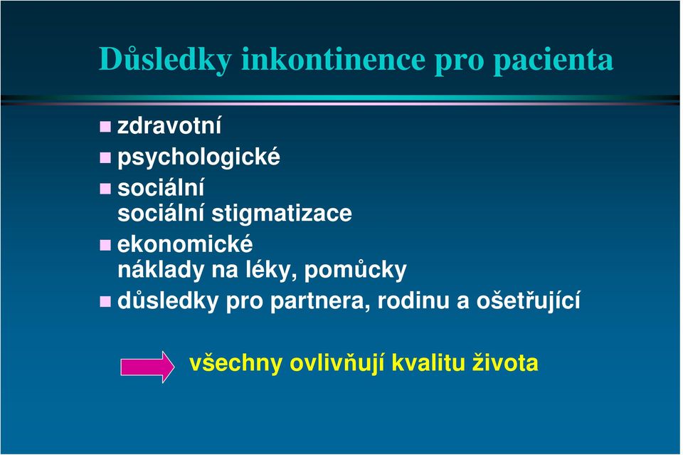 ekonomické náklady na léky, pomůcky důsledky pro