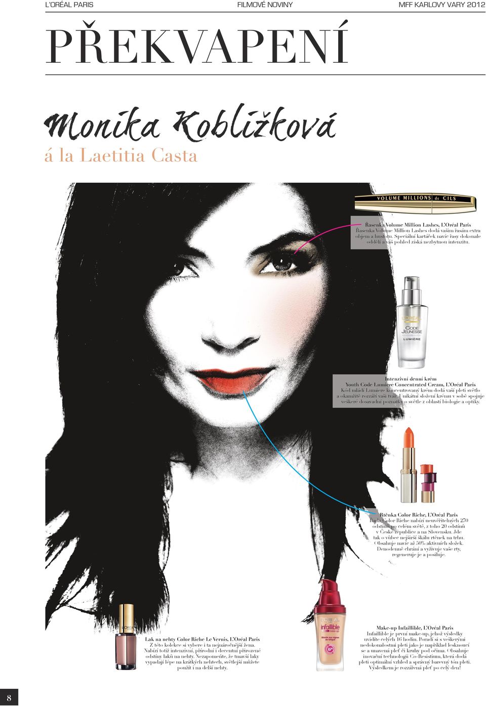 Intenzivní denní krém Youth Code Lumiere Concentrated Cream, Kód mládí Lumiere koncentrovaný krém dodá vaší pleti světlo a okamžitě rozzáří vaši tvář.