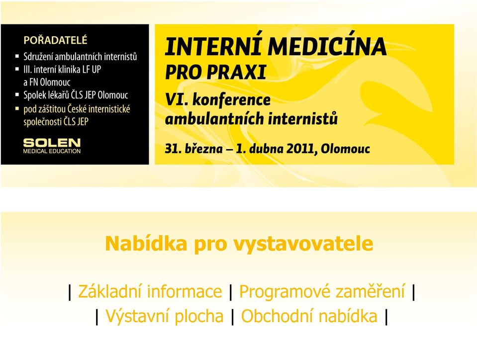 informace Programové