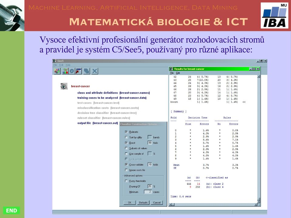 a pravidel je systém C5/See5,